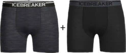Men's Icebreaker "Anatomica" Boxer Briefs TWIN PACK {IC-103029-TWIN} -Fashion Clothing 103029 TWIN JET BLK 2021