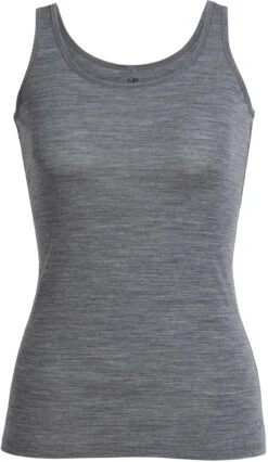 Women's Icebreaker Merino 150 Siren Tank {IC-103213} -Fashion Clothing 103213 004 GRITSTONE
