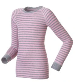 ODLO Kid's Active Warm Eco Long Sleeve Crew Neck Base Layer {O-159229} -Fashion Clothing 10459 30082