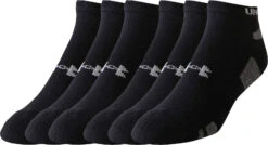 Under Armour Men's UA Charged Cotton Mid-Weight Lo Cut Six Pair Pack Sports Socks {1240888}