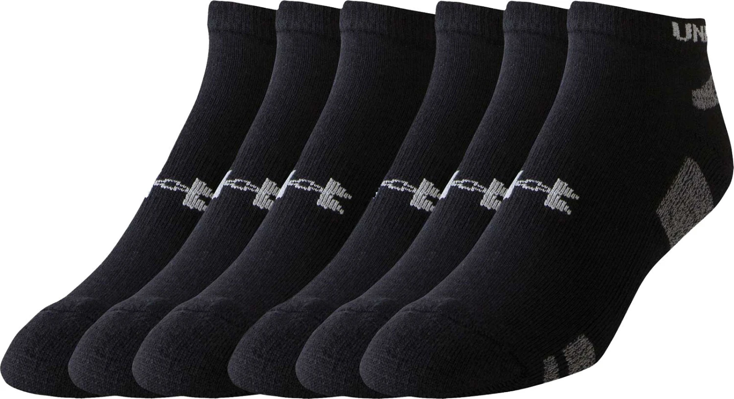 Men's UA Charged Cotton Mid-Weight Lo Cut Six Pair Pack Sports Socks {1240888} Under Armour Men's UA Charged Cotton Mid-Weight Lo Cut Six Pair Pack Sports Socks {1240888} -Fashion Clothing 1282021 SIXPACK BLK