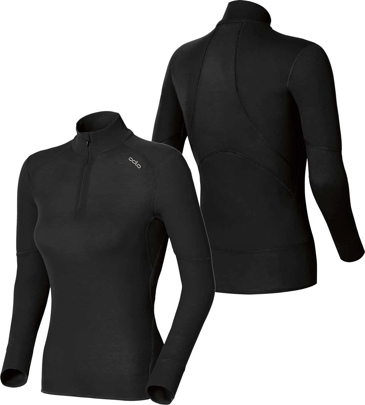 Women's ODLO Active Extra Warm Eco Half Zip Base Layer {O-159211} Women's ODLO Active Extra Warm Eco Half Zip Base Layer {O-159211} -Fashion Clothing 155151 15000 NEW