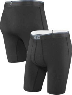 SAXX Men's 7" Quest Boxer Briefs -Fashion Clothing 18 SXLL70F BLK