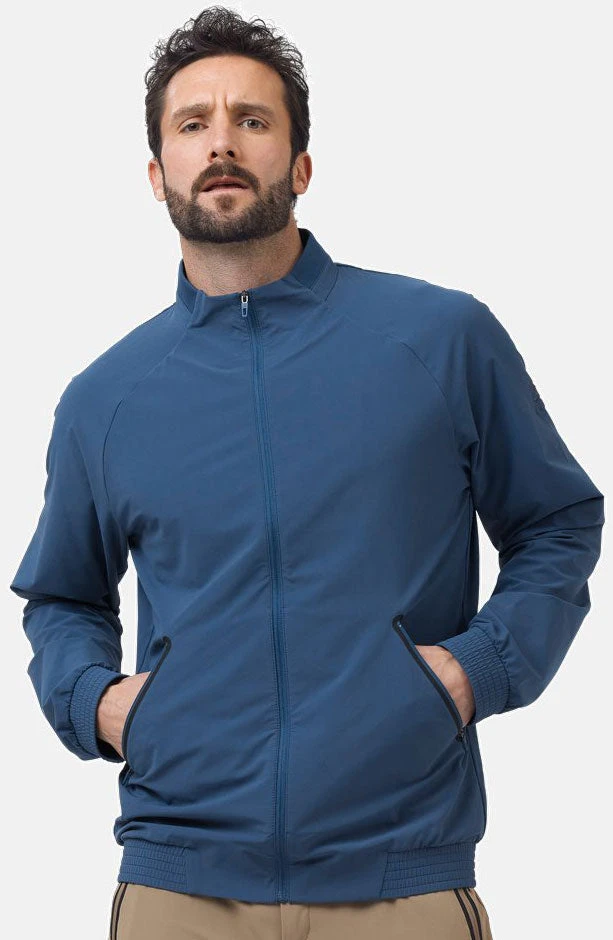 Men’s ODLO HALDEN Full Zip Lightweight Jacket {O-528702} Men’s ODLO HALDEN Full Zip Lightweight Jacket {O-528702} -Fashion Clothing 528702 20592 Model Front Cr