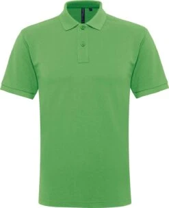 Men's Asquith And Fox Polyester Cotton Polo {AQ015} -Fashion Clothing AQ015 Kelly