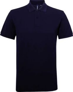 Men's Asquith And Fox Polyester Cotton Polo {AQ015} -Fashion Clothing AQ015 Navy