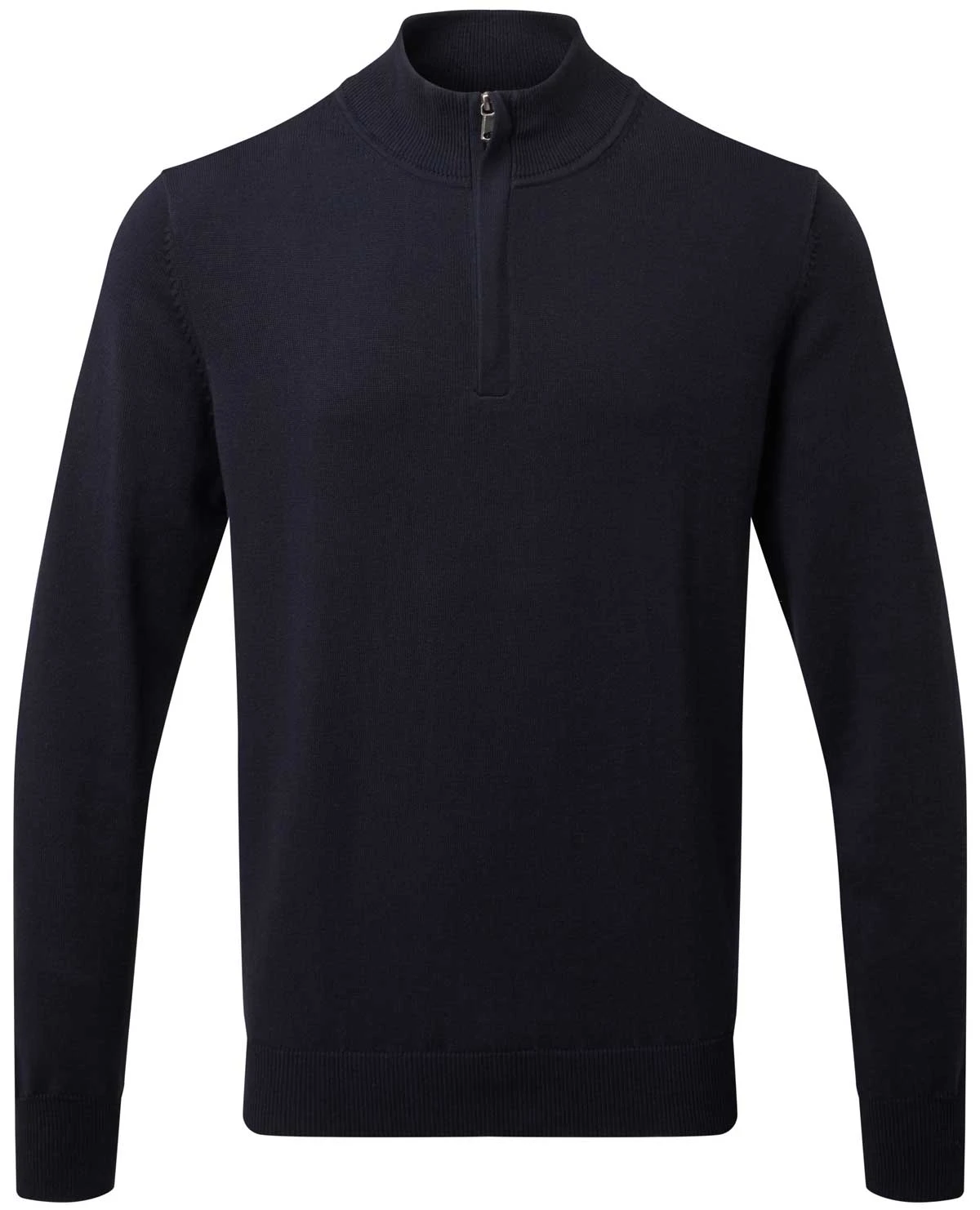 Men's Asquith & Fox Raid Fitted Half Zip Midlayer Men's Asquith & Fox Raid Fitted Half Zip Midlayer -Fashion Clothing AQ048 FrenchNavy