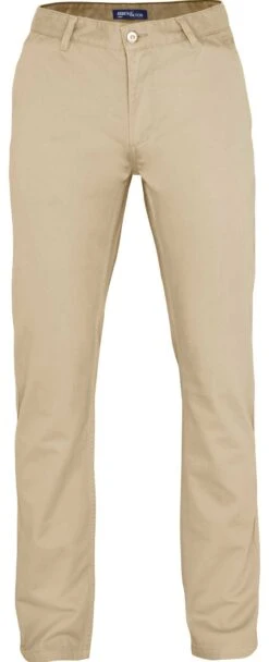 Men's A+F Chino Trousers -Fashion Clothing AQ050 Natural