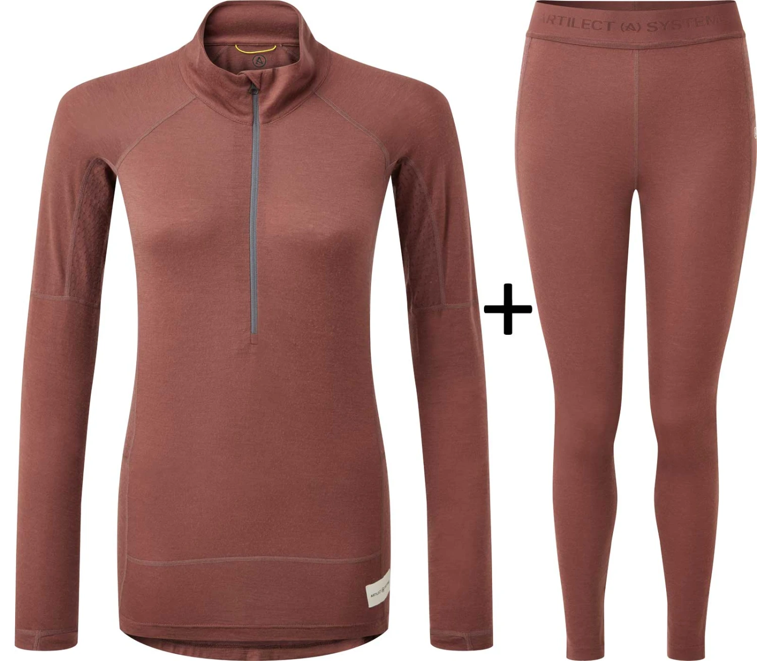 Artilect Women's Boulder 125 Half Zip Base Layer COMBO Artilect Women's Boulder 125 Half Zip Base Layer COMBO -Fashion Clothing ART WMN BOULDER HZ LEG AN