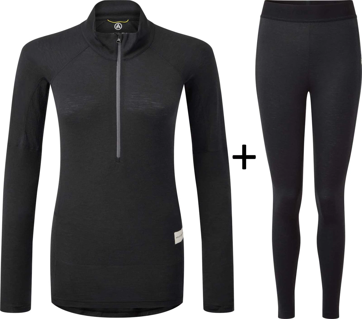 Artilect Women's Boulder 125 Half Zip Base Layer COMBO Artilect Women's Boulder 125 Half Zip Base Layer COMBO -Fashion Clothing ART WMN BOULDER HZ LEG BLK