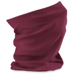 Beechfield Adult Morf® Microfibre Face Mask Gaiter {BC900} -Fashion Clothing BC900 Burgundy FT