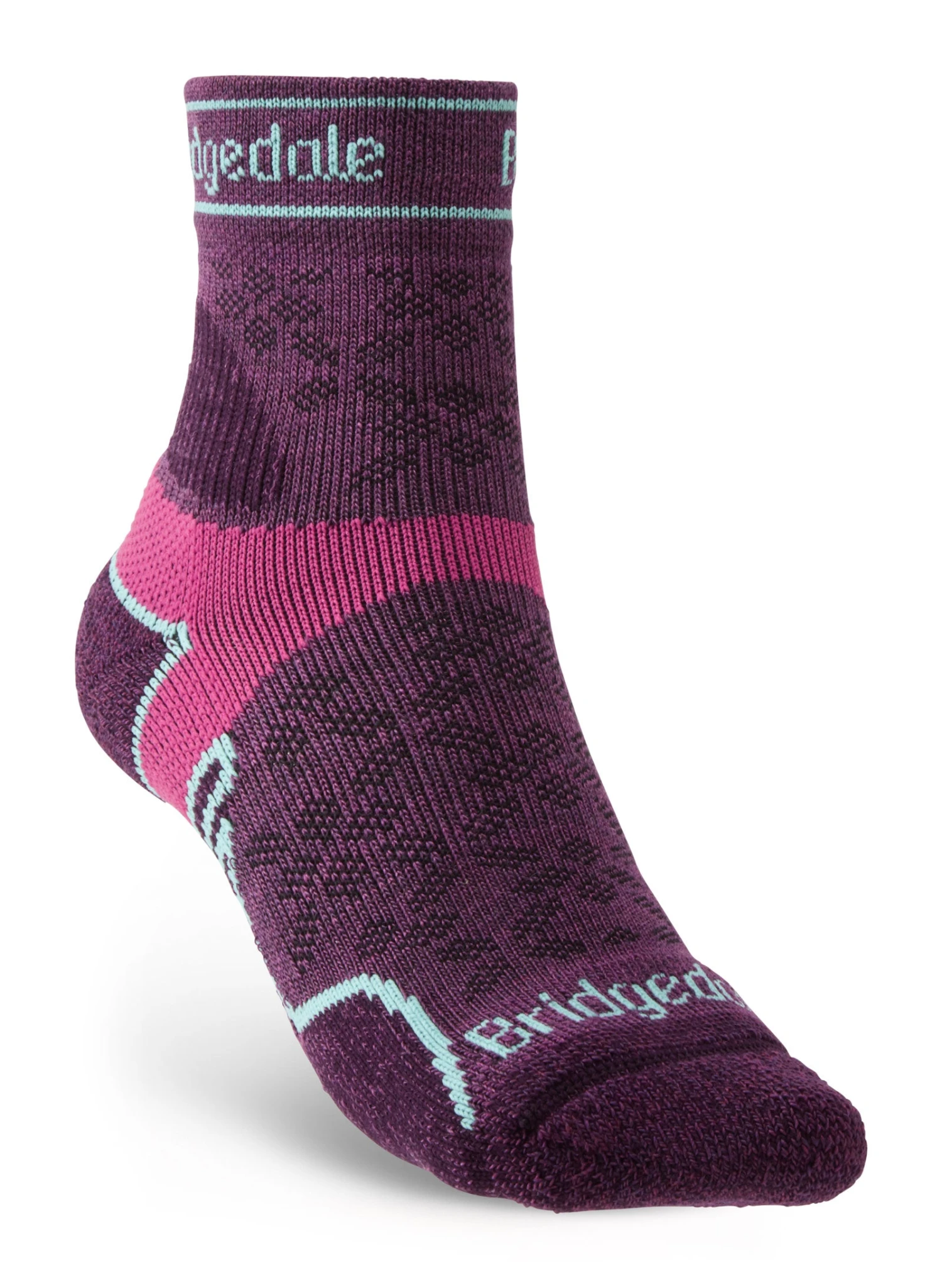 Bridgedale Women's Lightweight T2 Merino Run Mini-Crew Socks {BR-710200} Bridgedale Women's Lightweight T2 Merino Run Mini-Crew Socks {BR-710200} -Fashion Clothing BR 710200 195