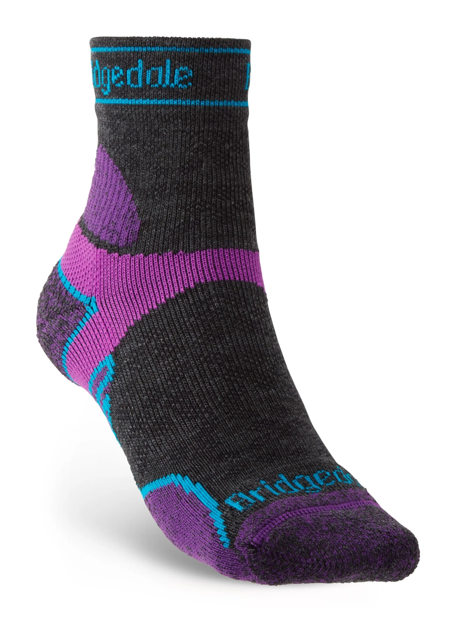 Bridgedale Women's Lightweight T2 Merino Run Mini-Crew Socks {BR-710200} Bridgedale Women's Lightweight T2 Merino Run Mini-Crew Socks {BR-710200} -Fashion Clothing BR 710200 260