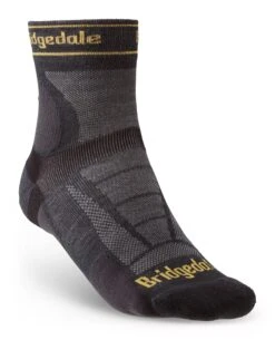 Bridgedale Men's Ultra-Lightweight T2 Merino Run Mini-Crew Socks {BR-710201} -Fashion Clothing BR 710201 GUN