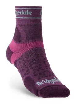 Bridgedale Women's Ultra-Lightweight T2 Merino Run Mini-Crew Socks {BR-710202} -Fashion Clothing BR 710202 DAM