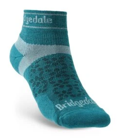 Bridgedale Women's Ultra-Lightweight T2 Merino Low Mini-Crew Run Socks {BR-710204} -Fashion Clothing BR 710204 TEA