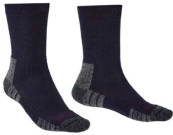 Bridgedale Men's Lightweight Merino Performance Hiking Crew Socks {BR-710152} 2 Bridgedale Men's Lightweight Merino Performance Hiking Crew Socks {BR-710152} -Fashion Clothing BR710152 NVY