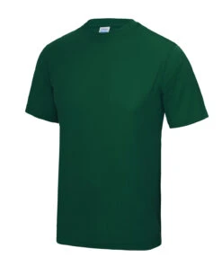 Men's AWD Just Cool Tech Performance Tee {JC001} 5 Men's AWD Just Cool Tech Performance Tee {JC001} -Fashion Clothing Bottle Green