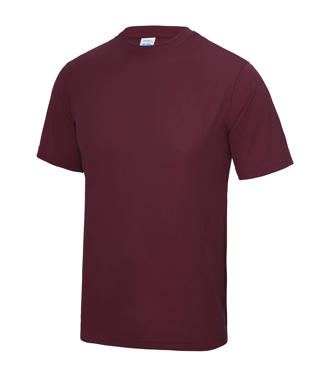 Men's AWD Just Cool Tech Performance Tee {JC001} Men's AWD Just Cool Tech Performance Tee {JC001} -Fashion Clothing Burgundy red
