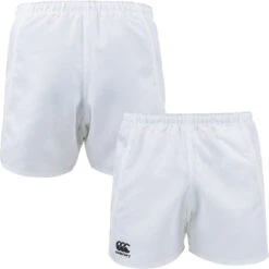 Men's Canterbury Pro Cotton Shorts -Fashion Clothing CCC QE523487 001 WHT