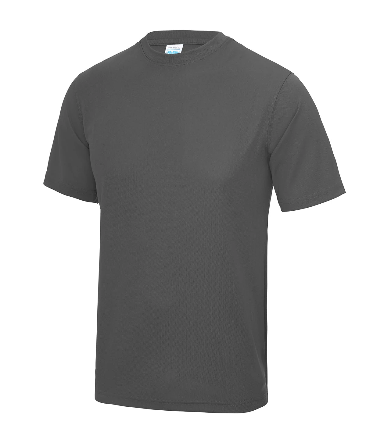 Men's AWD Just Cool Tech Performance Tee {JC001} Men's AWD Just Cool Tech Performance Tee {JC001} -Fashion Clothing Charcoal Grey