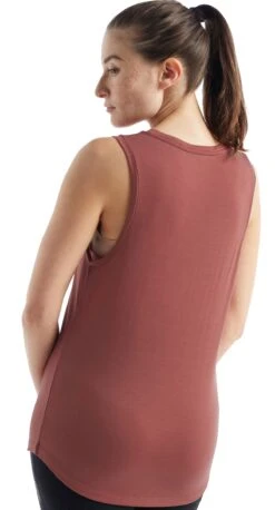 Women's Icebreaker Merino CoolLite Sphere 2.0 Tank {IC-0A56EZ3} 3 Women's Icebreaker Merino CoolLite Sphere 2.0 Tank {IC-0A56EZ3} -Fashion Clothing IC 0A56EZ342 BACK