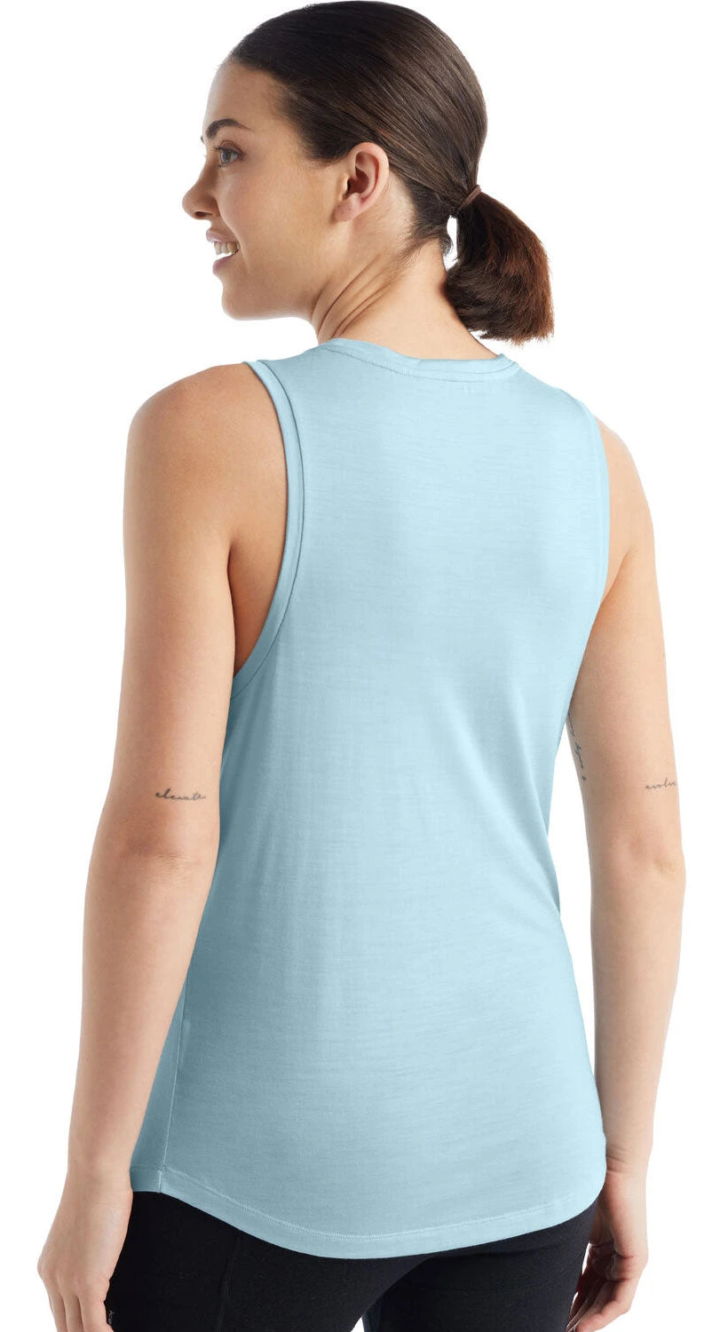 Women's Icebreaker Merino CoolLite Sphere 2.0 Tank {IC-0A56EZ3} Women's Icebreaker Merino CoolLite Sphere 2.0 Tank {IC-0A56EZ3} -Fashion Clothing IC 0A56EZ344 BACK