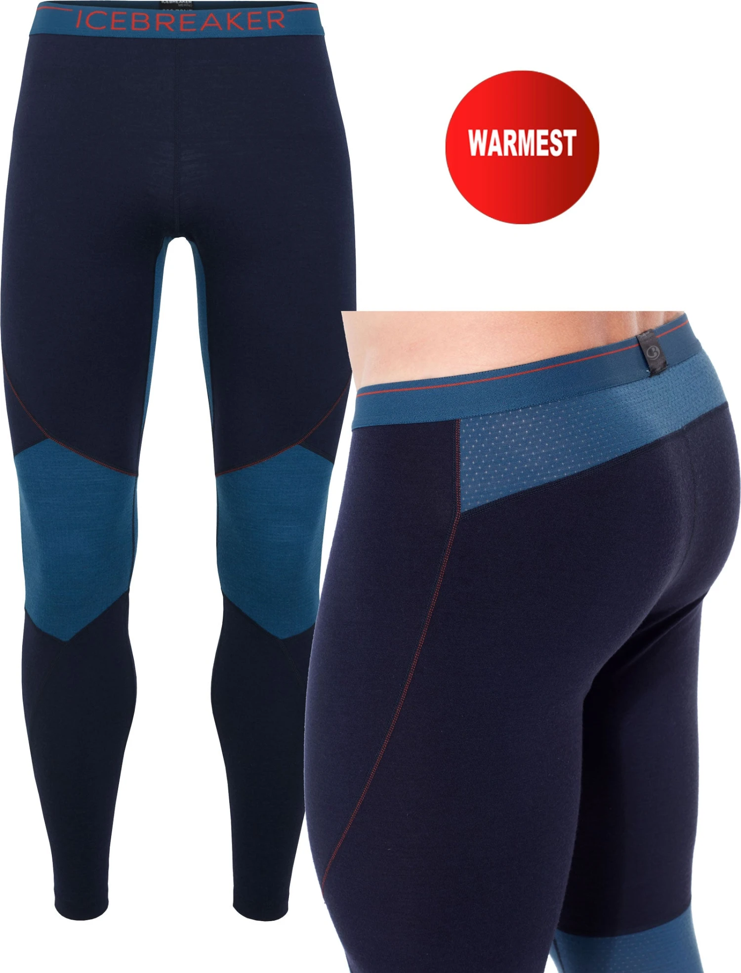 Icebreaker Men's BodyfitZONE 260 Leggings {IC-104364} Icebreaker Men's BodyfitZONE 260 Leggings {IC-104364} -Fashion Clothing IC 104364 NVY