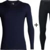 Men's Icebreaker Merino 200 Oasis Crew Base Layer COMBO