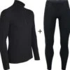 Men's Icebreaker Merino 200 Oasis Half Zip Base Layer COMBO