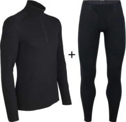 Men's Icebreaker Merino 200 Oasis Half Zip Base Layer COMBO