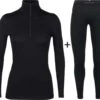 Women's Icebreaker Merino 200 Oasis Half Zip Base Layer COMBO