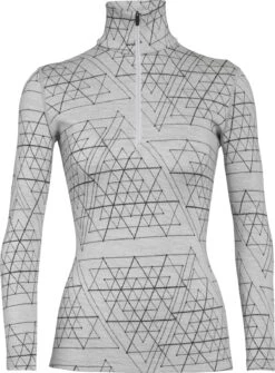 Women's Icebreaker Merino 260 Vertex Long Sleeve Half Zip {IC-104719} -Fashion Clothing IC 105212 101