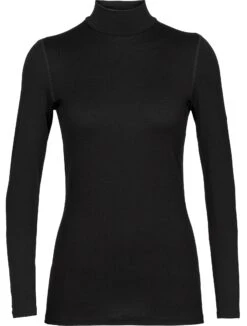 Women's Icebreaker Merino 260 Tech Turtle Neck Long Sleeve Base Layer {IC-IB0A56F}