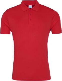 Men's AWD Team Cool Smooth Polo {JC021} -Fashion Clothing JC021 FireRed