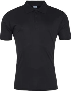 Men's AWD Team Cool Smooth Polo {JC021} -Fashion Clothing JC021 JetBlack