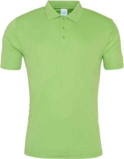 Men's AWD Team Cool Smooth Polo {JC021} -Fashion Clothing JC021 LimeGreen