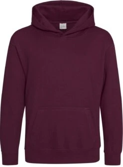 Kids' AWD College Overhead Hoody {JH01J} -Fashion Clothing JH01J Burgundy