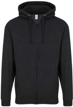 Men's AWD College Full Zip Zoodie {JH050} -Fashion Clothing JH050 BlackSmoke