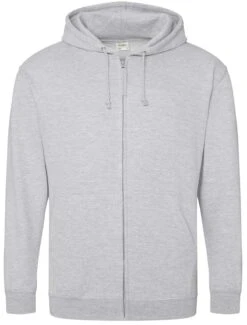 Men's AWD College Full Zip Zoodie {JH050} -Fashion Clothing JH050 HeatherGrey