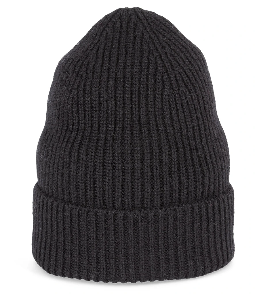 Native Spirit Merino Wool Cable Knit Cuffed Beanie {NS012} Native Spirit Merino Wool Cable Knit Cuffed Beanie {NS012} -Fashion Clothing NS012BLKFRONT