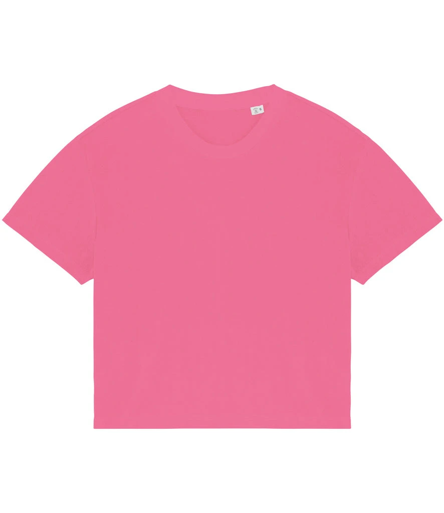 Native Spirit Ladies Terry Towel Crop T-Shirt {NS328} Native Spirit Ladies Terry Towel Crop T-Shirt {NS328} -Fashion Clothing NS328CYRFRONT