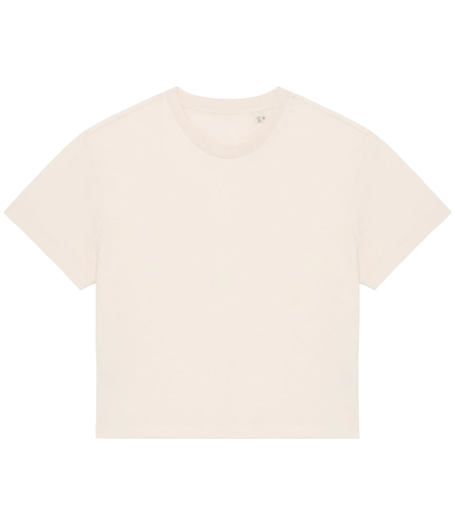 Native Spirit Ladies Terry Towel Crop T-Shirt {NS328} Native Spirit Ladies Terry Towel Crop T-Shirt {NS328} -Fashion Clothing NS328IVOFRONT