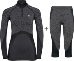 Women's ODLO Blackcomb Eco Warm Base Layer COMBO -Fashion Clothing O 187011 187101 60215 COMBO