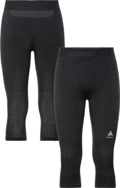 ODLO Men's Performance Warm 3/4 Leg Capri Leggings