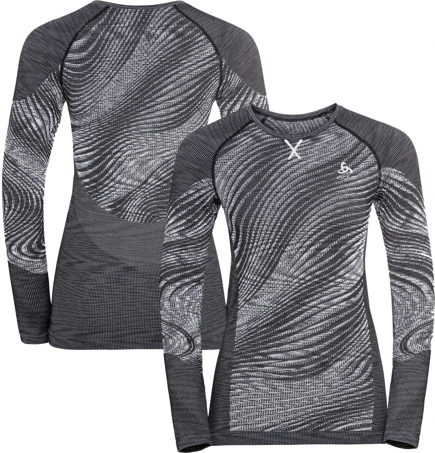 ODLO Women's Blackcomb Warm Eco Long Sleeve Base Layer Crew {O-188561} ODLO Women's Blackcomb Warm Eco Long Sleeve Base Layer Crew {O-188561} -Fashion Clothing O 188561 60223