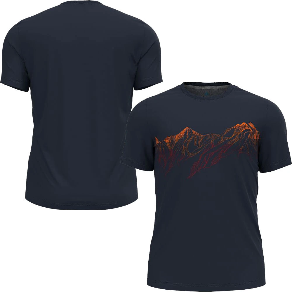 ODLO Men's Active F-Dry Short Sleeve Graphic Tee {O-550842} ODLO Men's Active F-Dry Short Sleeve Graphic Tee {O-550842} -Fashion Clothing O 550842 20880