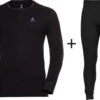ODLO Men's Naturals 260 Merino Wool Crew Neck Base Layer COMBO