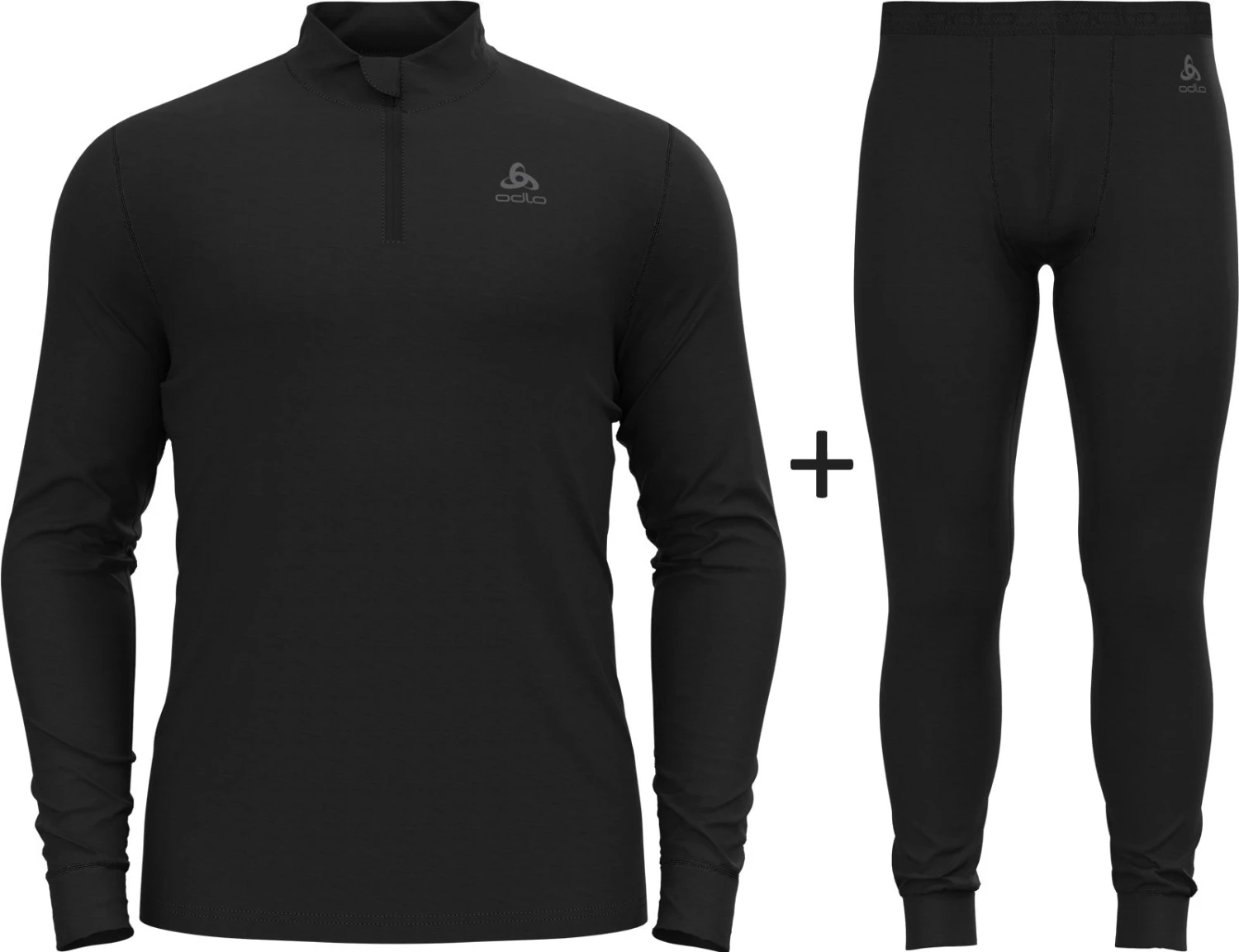 ODLO Men's Naturals 260 Merino Wool Half Zip Base Layer COMBO ODLO Men's Naturals 260 Merino Wool Half Zip Base Layer COMBO -Fashion Clothing O NAT 260 HZ COMBO BLK
