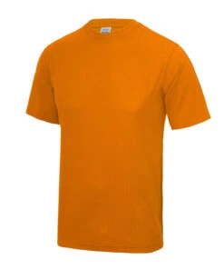 Men's AWD Just Cool Tech Performance Tee {JC001} 18 Men's AWD Just Cool Tech Performance Tee {JC001} -Fashion Clothing Orange CRush